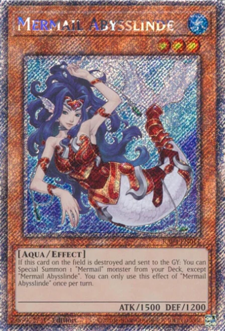 Mermail Abysslinde [RA04-EN011] Platinum Secret Rare | Enigma On Main