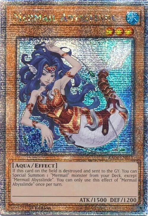 Mermail Abysslinde [RA04-EN011] Quarter Century Secret Rare | Enigma On Main