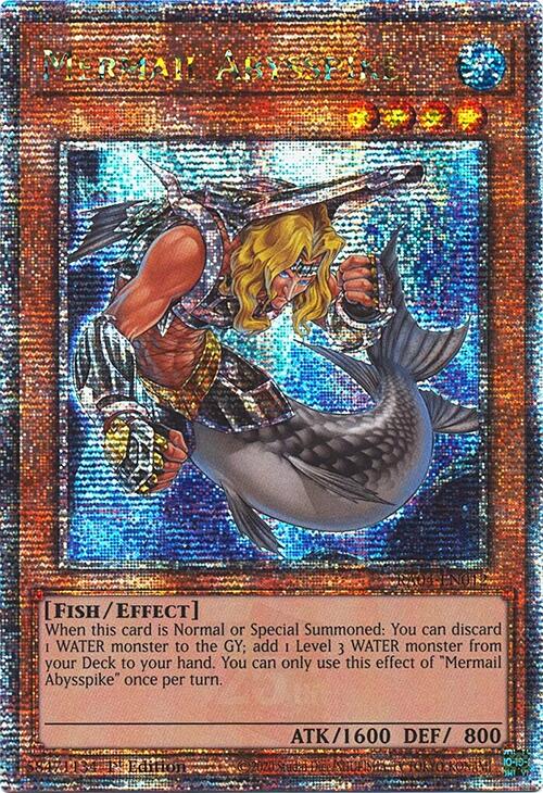 Mermail Abysspike [RA04-EN012] Quarter Century Secret Rare | Enigma On Main