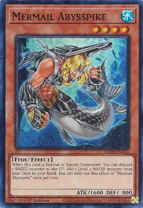 Mermail Abysspike [RA04-EN012] Super Rare | Enigma On Main