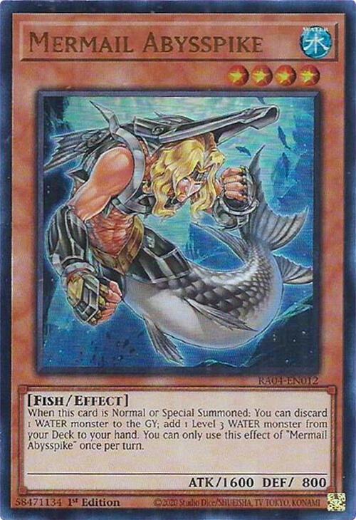 Mermail Abysspike [RA04-EN012] Ultra Rare | Enigma On Main