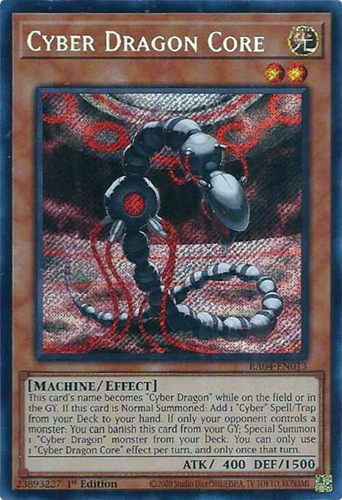 Cyber Dragon Core [RA04-EN013] Secret Rare | Enigma On Main