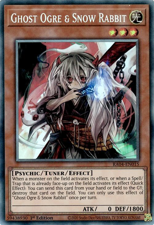 Ghost Ogre & Snow Rabbit [RA04-EN015] Prismatic Collector's Rare | Enigma On Main