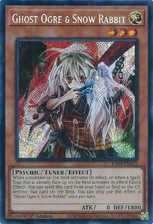 Ghost Ogre & Snow Rabbit [RA04-EN015] Secret Rare | Enigma On Main