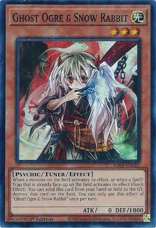 Ghost Ogre & Snow Rabbit [RA04-EN015] Super Rare | Enigma On Main