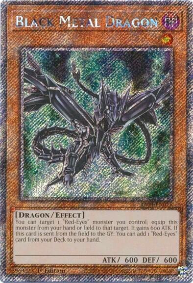Black Metal Dragon [RA04-EN016] Platinum Secret Rare | Enigma On Main