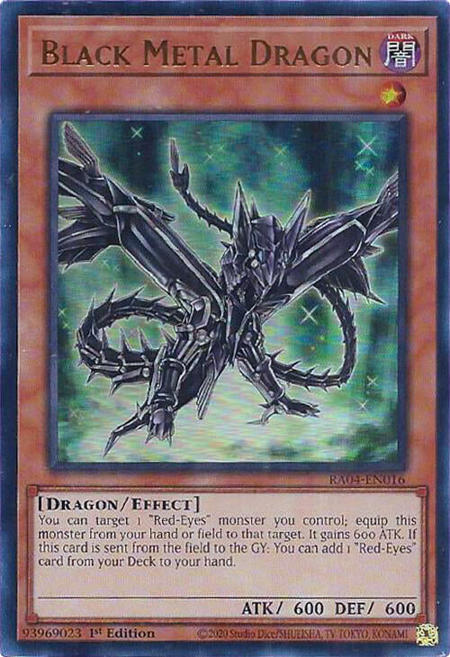 Black Metal Dragon [RA04-EN016] Ultra Rare | Enigma On Main