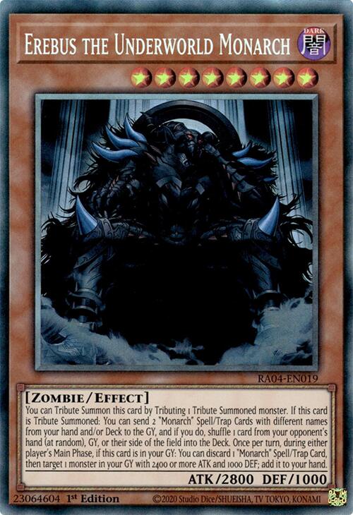 Erebus the Underworld Monarch [RA04-EN019] Prismatic Collector's Rare | Enigma On Main