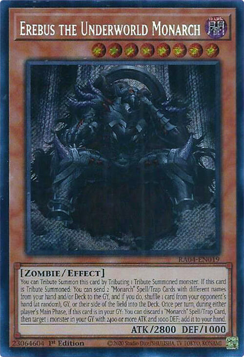 Erebus the Underworld Monarch [RA04-EN019] Secret Rare | Enigma On Main