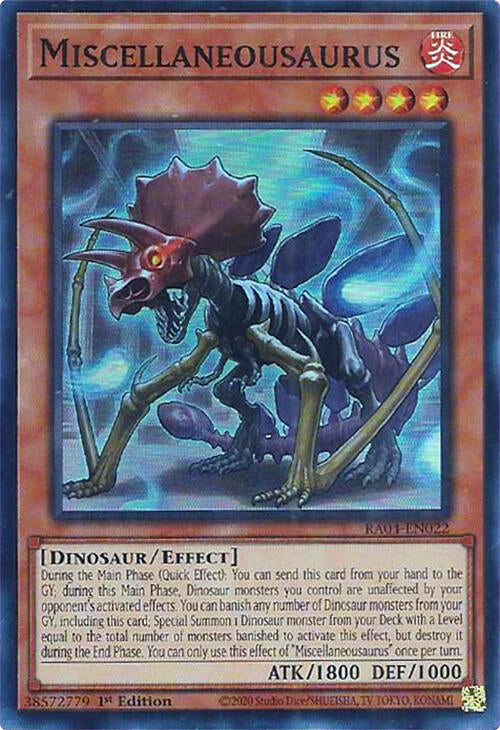 Miscellaneousaurus [RA04-EN022] Super Rare | Enigma On Main