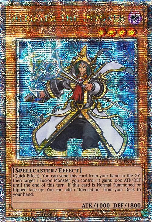 Aleister the Invoker (Alternate Art) [RA04-EN024] Quarter Century Secret Rare | Enigma On Main
