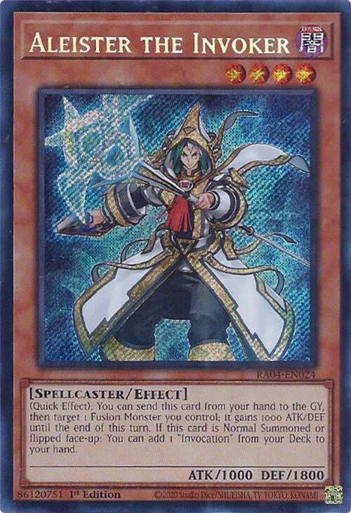 Aleister the Invoker (Alternate Art) [RA04-EN024] Secret Rare | Enigma On Main