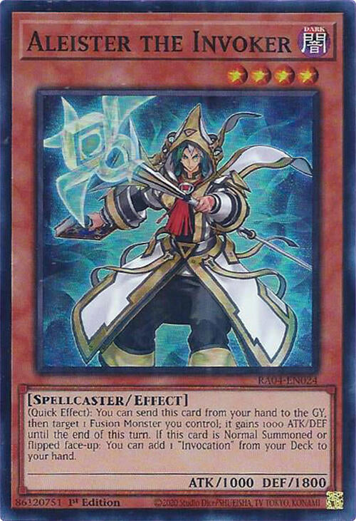 Aleister the Invoker (Alternate Art) [RA04-EN024] Super Rare | Enigma On Main