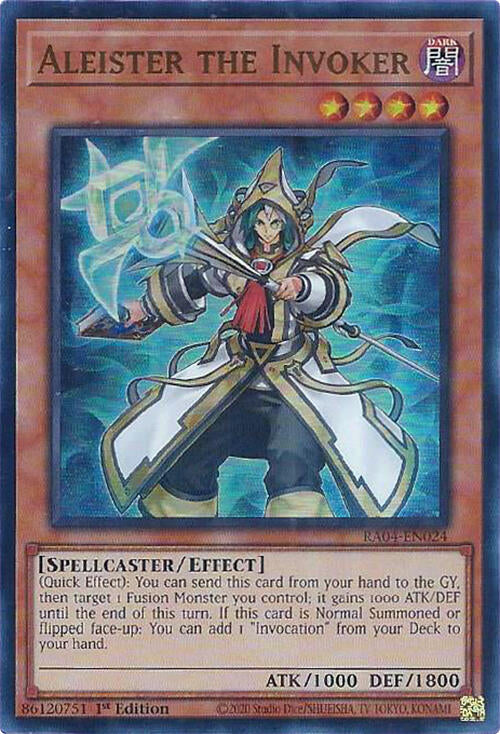 Aleister the Invoker (Alternate Art) [RA04-EN024] Ultra Rare | Enigma On Main