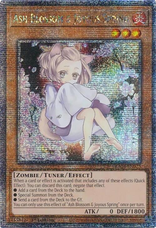 Ash Blossom & Joyous Spring (Alternate Art) [RA04-EN025] Quarter Century Secret Rare | Enigma On Main