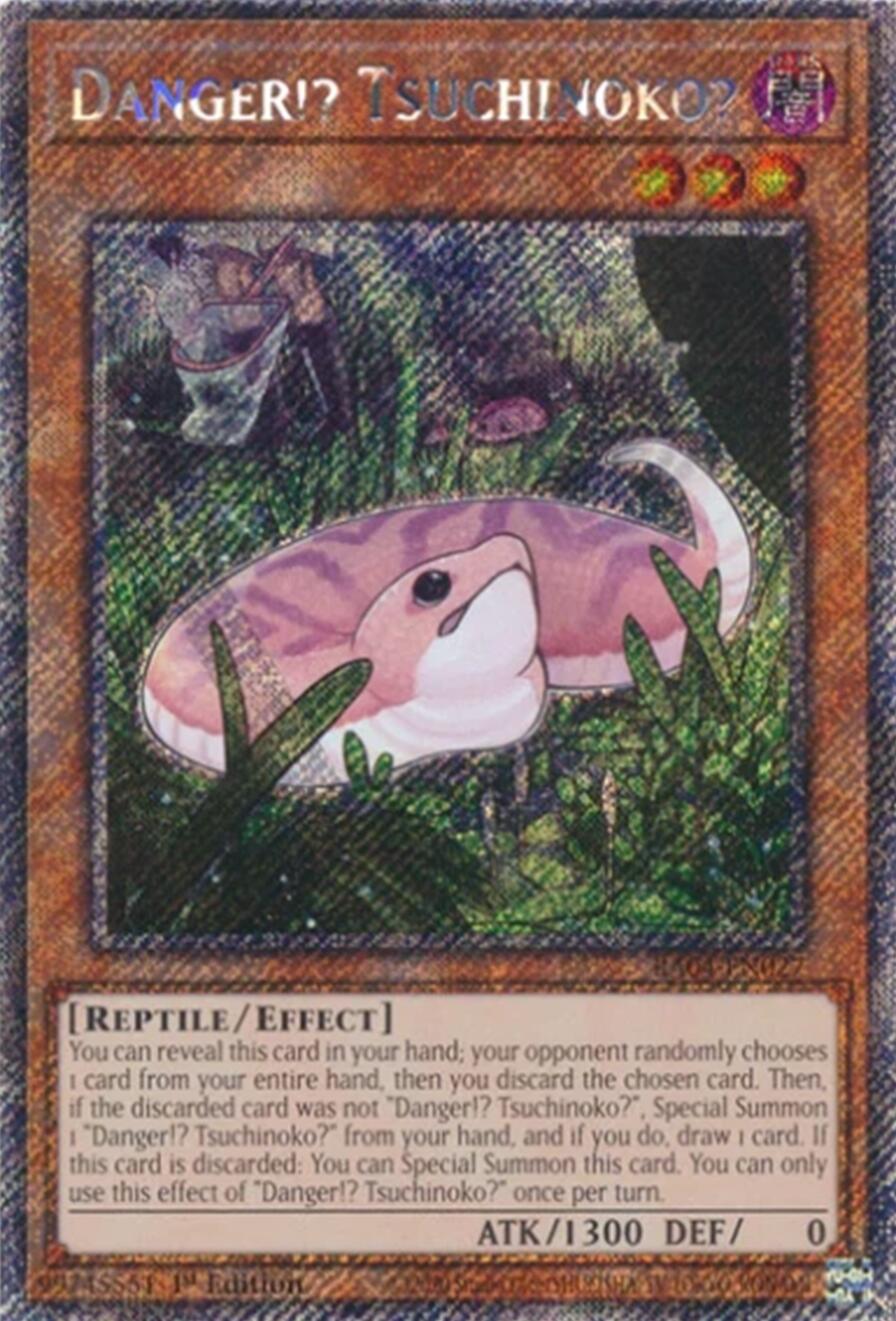 Danger!? Tsuchinoko? [RA04-EN027] Platinum Secret Rare | Enigma On Main
