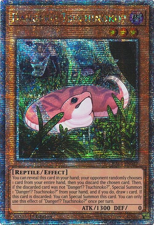 Danger!? Tsuchinoko? [RA04-EN027] Quarter Century Secret Rare | Enigma On Main