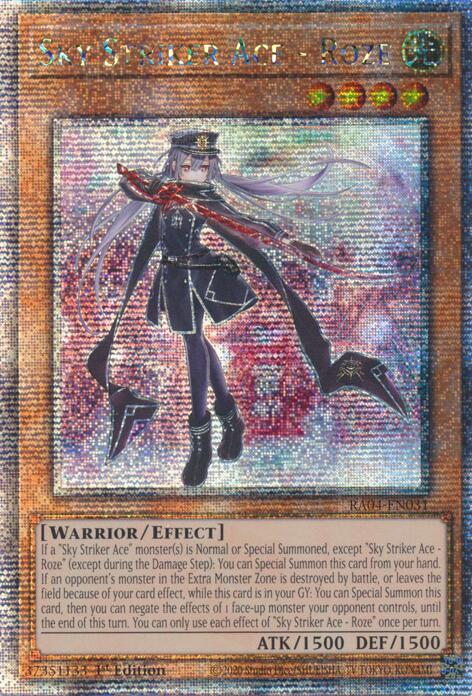 Sky Striker Ace - Roze [RA04-EN031] Quarter Century Secret Rare | Enigma On Main