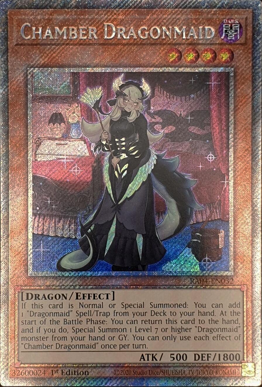 Chamber Dragonmaid [RA04-EN032] Platinum Secret Rare | Enigma On Main
