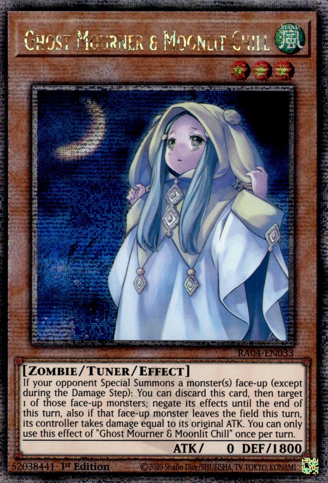 Ghost Mourner & Moonlit Chill [RA04-EN033] Quarter Century Secret Rare | Enigma On Main
