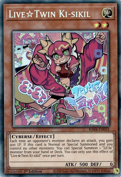 LiveTwin Ki-sikil [RA04-EN035] Prismatic Collector's Rare | Enigma On Main
