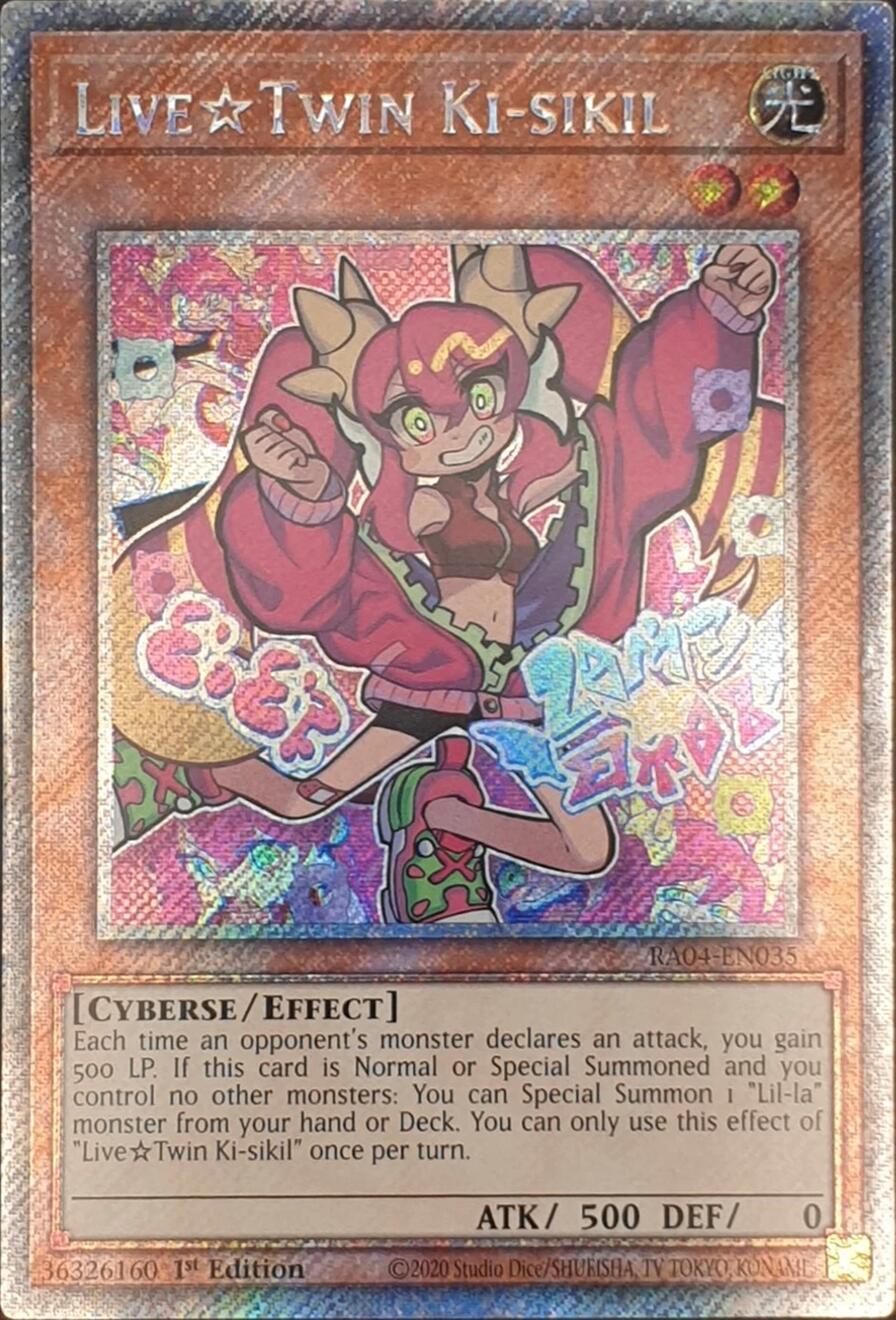 LiveTwin Ki-sikil [RA04-EN035] Platinum Secret Rare | Enigma On Main