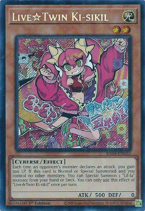 LiveTwin Ki-sikil [RA04-EN035] Secret Rare | Enigma On Main