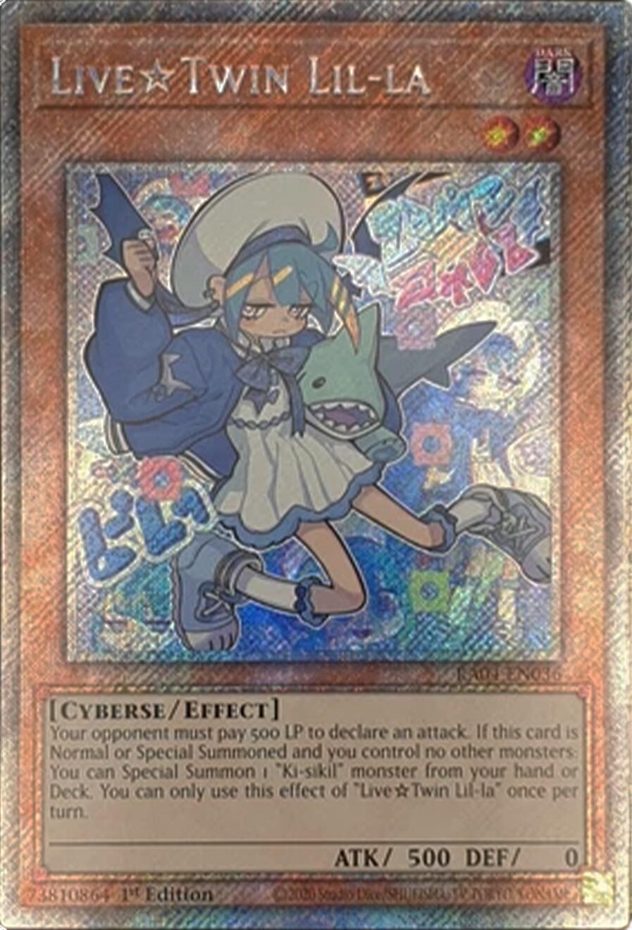 LiveTwin Lil-la [RA04-EN036] Platinum Secret Rare | Enigma On Main