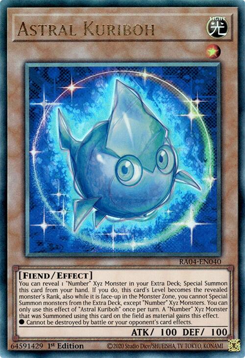Astral Kuriboh [RA04-EN040] Prismatic Ultimate Rare | Enigma On Main