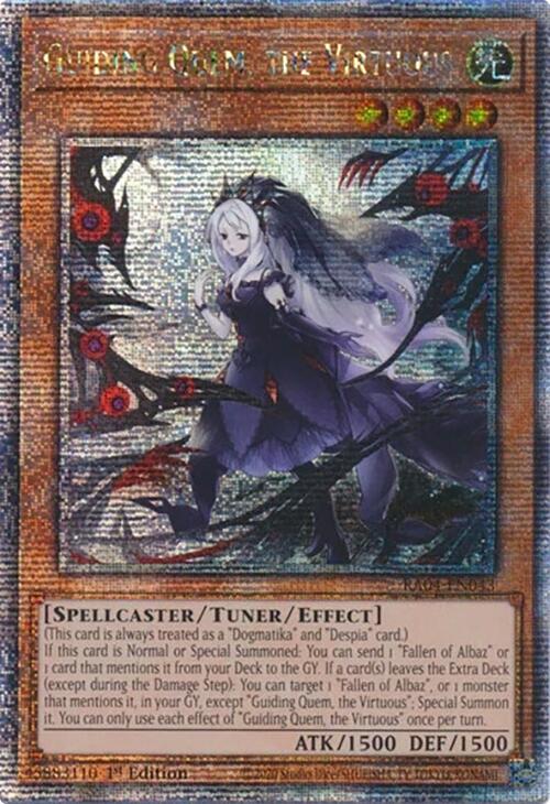 Guiding Quem, the Virtuous [RA04-EN043] Quarter Century Secret Rare | Enigma On Main