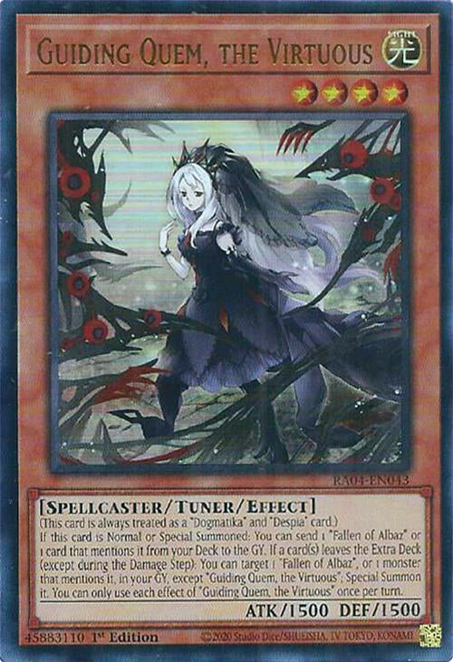 Guiding Quem, the Virtuous [RA04-EN043] Ultra Rare | Enigma On Main