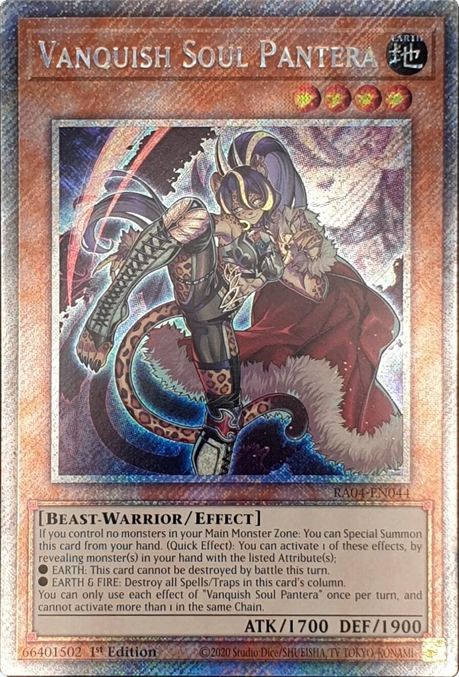 Vanquish Soul Pantera [RA04-EN044] Platinum Secret Rare | Enigma On Main