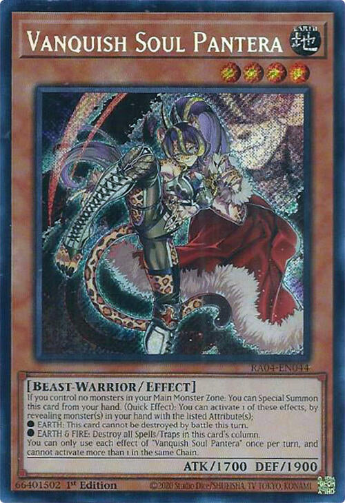 Vanquish Soul Pantera [RA04-EN044] Secret Rare | Enigma On Main