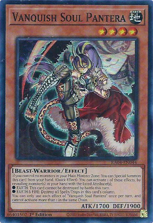 Vanquish Soul Pantera [RA04-EN044] Super Rare | Enigma On Main