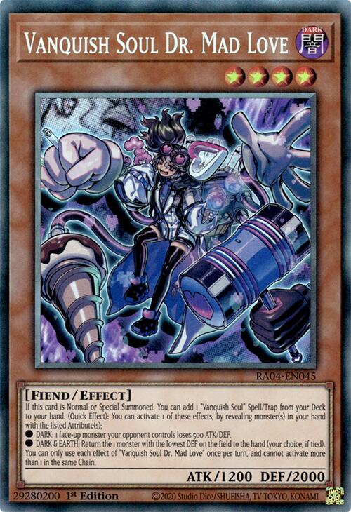 Vanquish Soul Dr. Mad Love [RA04-EN045] Prismatic Collector's Rare | Enigma On Main