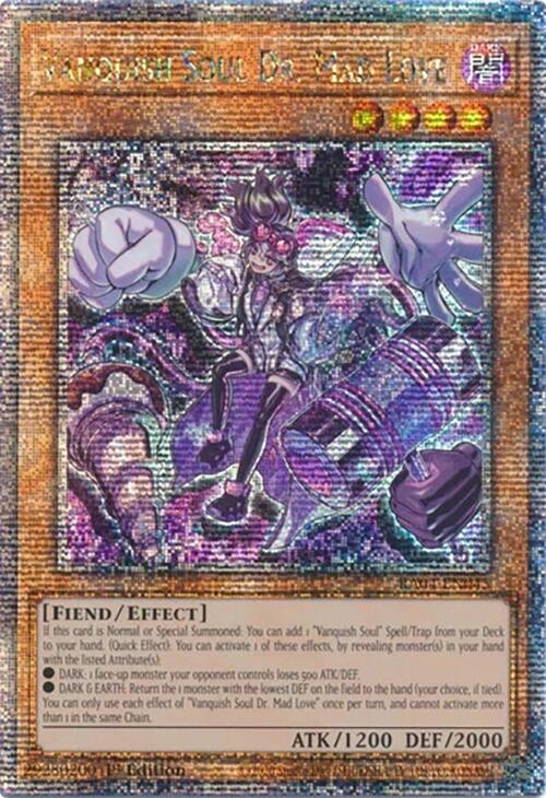 Vanquish Soul Dr. Mad Love [RA04-EN045] Quarter Century Secret Rare | Enigma On Main