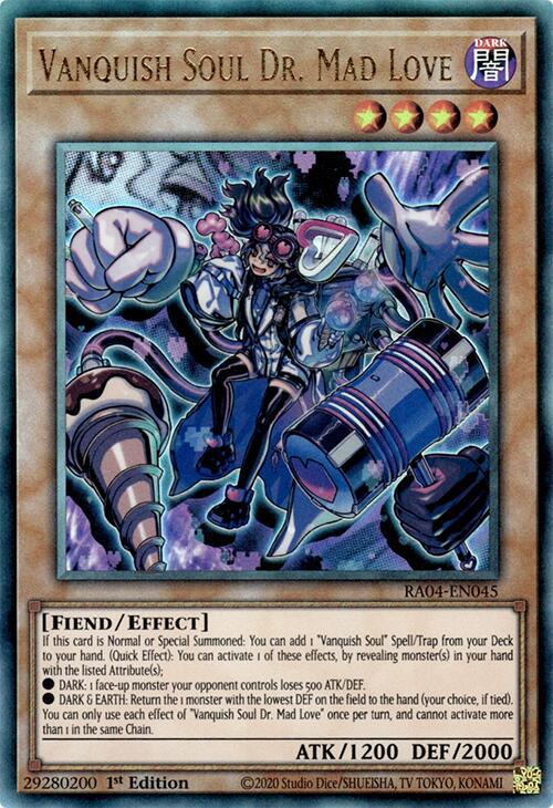 Vanquish Soul Dr. Mad Love [RA04-EN045] Prismatic Ultimate Rare | Enigma On Main
