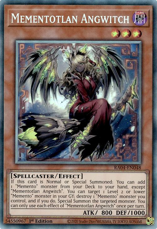 Mementotlan Angwitch [RA04-EN048] Prismatic Collector's Rare | Enigma On Main