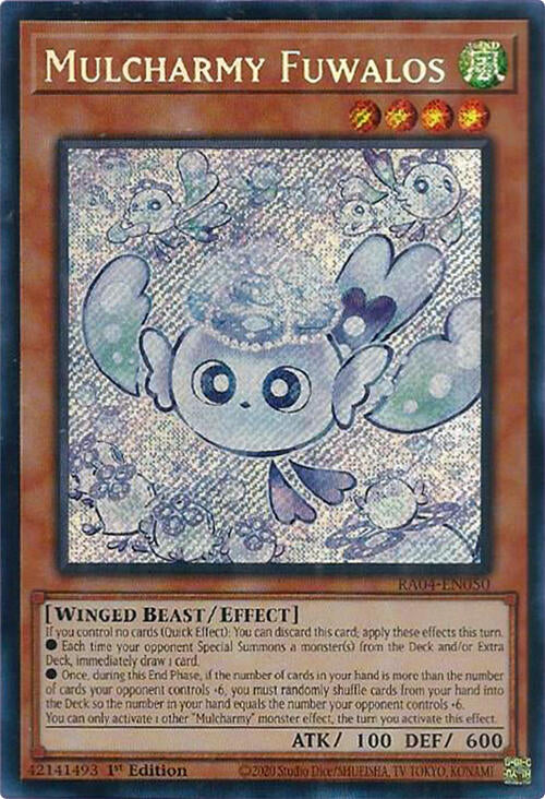 Mulcharmy Fuwalos [RA04-EN050] Secret Rare | Enigma On Main