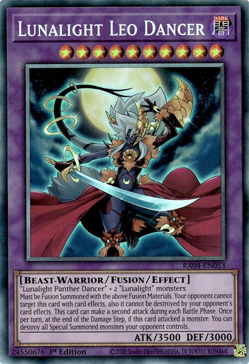 Lunalight Leo Dancer [RA04-EN053] Prismatic Collector's Rare | Enigma On Main