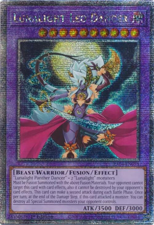 Lunalight Leo Dancer [RA04-EN053] Quarter Century Secret Rare | Enigma On Main