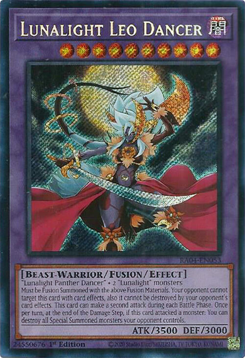 Lunalight Leo Dancer [RA04-EN053] Secret Rare | Enigma On Main