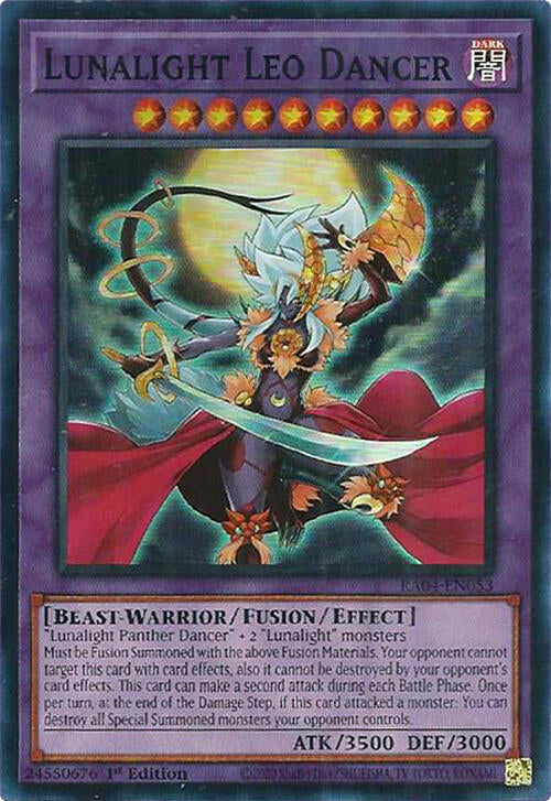 Lunalight Leo Dancer [RA04-EN053] Super Rare | Enigma On Main
