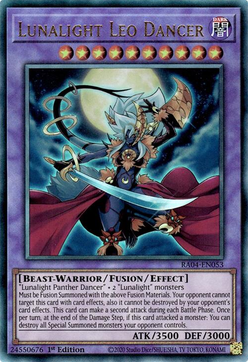 Lunalight Leo Dancer [RA04-EN053] Prismatic Ultimate Rare | Enigma On Main