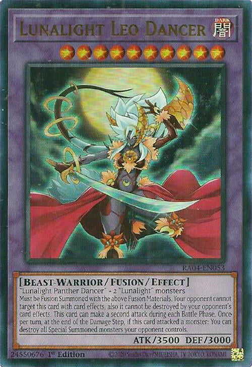 Lunalight Leo Dancer [RA04-EN053] Ultra Rare | Enigma On Main