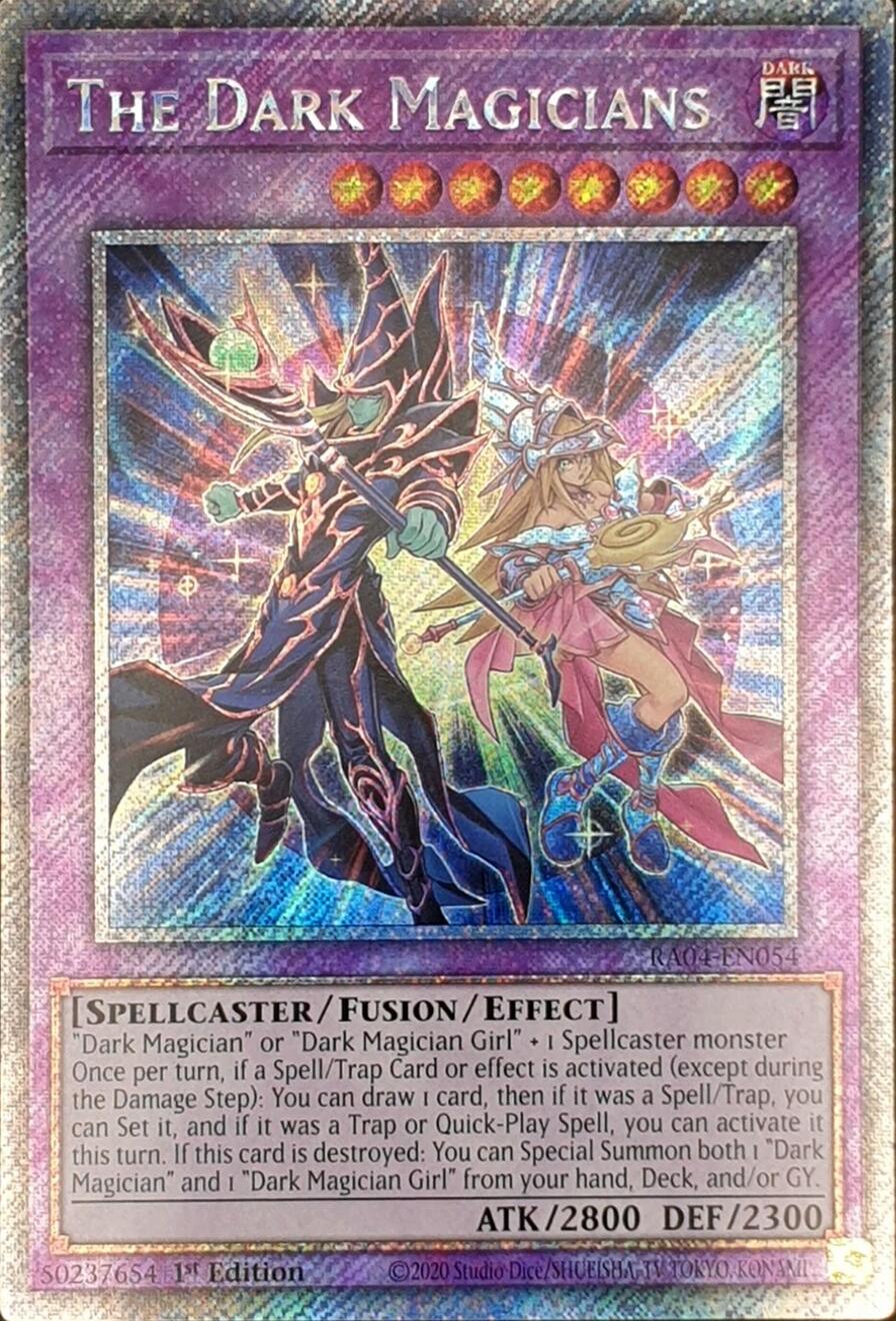 The Dark Magicians [RA04-EN054] Platinum Secret Rare | Enigma On Main