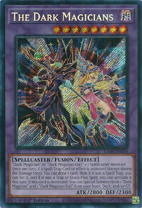The Dark Magicians [RA04-EN054] Secret Rare | Enigma On Main