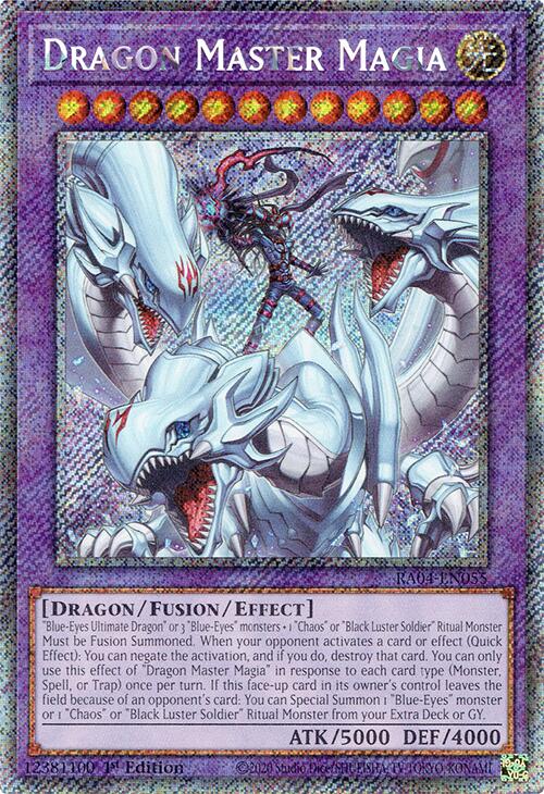 Dragon Master Magia [RA04-EN055] Platinum Secret Rare | Enigma On Main