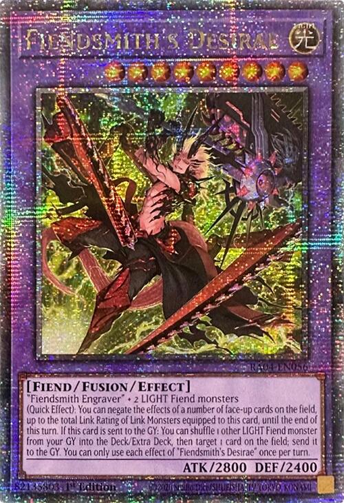 Fiendsmith's Desirae [RA04-EN056] Quarter Century Secret Rare | Enigma On Main