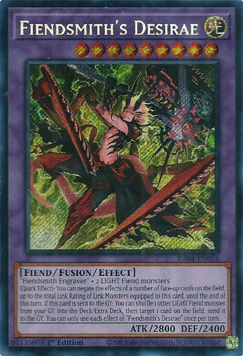 Fiendsmith's Desirae [RA04-EN056] Secret Rare | Enigma On Main